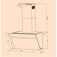 Кухонная вытяжка Klarstein Ava 90 см 10041168 WiFi отвод, рециркуляция (my-5049)
