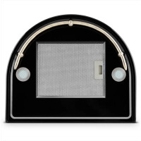 Кухонная вытяжка в стиле ретро для плиты Klarstein Lumio Neo Retro 10030274, черный (my-5053)