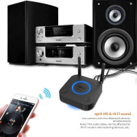 Беспроводной Bluetooth аудио приемник HiFi для домашней стереосистемы с 3D Surround aptX HD 1Mii B06Pro (my-4046)