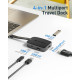 Складаний кабель концентратор Cable Matters 201376-BLK USB C DisplayPort 1.4 (my-4221)