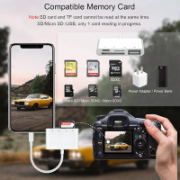 USB-адаптер Lightning для читання карт SD для iPhone (my-4110)
