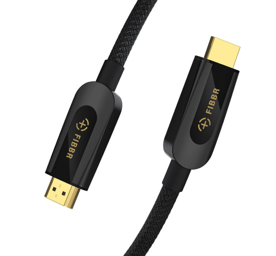 Сертифікований кабель FIBBR 8K HDMI 2.1, 8K@60 Гц 4K@120 Гц 48 Гбіт/с, надшвидкісний кабель HDMI, UHD eARC Dolby Vision HDR10+ HDCP, 2м (my-12032)