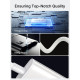 Кабель 2-в-1 Type C - HDMI 4K с портом зарядки PD 100 Вт JSAUX CV0057, совместим с Thunderbolt 3, iPhone, MacBook, Samsung, iMac, iPad, Surface-White (my-15022)