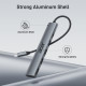 Концентратор Acer ODK4C0 5 в 1 USB C з 4K HDMI, портом зарядки потужністю PD 100 Вт, 3 портами даних USB A, багатопортовий адаптер-хаб USB C - HDMI (my-15106)