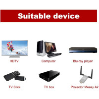 Подовжувальний кабель адаптер-перехідник "тато-мама" VCE HDMI 4K, довжина 14 см, 2 шт. (My-15059)