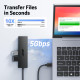 USB-хаб Acer ODK350 на 4 порта, многопортовый концентратор USB 3.0, разветвитель USBA для ноутбука, ПК с портом питания Type C (my-15103)