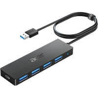 USB-хаб Acer ODK350 на 4 порта, многопортовый концентратор USB 3.0, разветвитель USBA для ноутбука, ПК с портом питания Type C (my-15103)