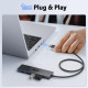 USB-хаб Acer ODK350 на 4 порта, многопортовый концентратор USB 3.0, разветвитель USBA для ноутбука, ПК с портом питания Type C (my-15103)