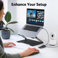 Концентратор Acer USB C на 4 порти, багатопортовий концентратор-хаб USB 3.0 розгалужувач USB C для ноутбука з портом живлення Type C (my-15104)