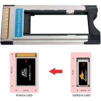 Конвертер адаптер карты 34 мм на 54 мм CY ExpressCard Express Card to PCMCIA PC (my-15302)