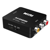 Конвертер відеосигналу MINI AV2HDMI UP Scaler 1080p AV для HDMI Video Converter для PC/Xbox/PS4/PS3/TV/STB/VHS/DVD/Wii (my-17003)