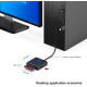 Устройство чтения карт памяти, адаптер BENFEI 4-в-1 USB 3.0 и USB-C для SD Micro SD MS CF, одновременное чтение и запись 4 карт (17002)
