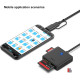 Устройство чтения карт памяти, адаптер BENFEI 4-в-1 USB 3.0 и USB-C для SD Micro SD MS CF, одновременное чтение и запись 4 карт (17002)