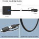 Устройство чтения карт памяти, адаптер BENFEI 4-в-1 USB 3.0 и USB-C для SD Micro SD MS CF, одновременное чтение и запись 4 карт (17002)
