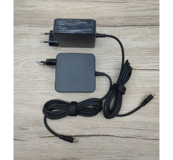 Адаптер для ноутбука USB Type-C 65W 5V 3A, 9V 3A, 15V 3A, 20V 3.25A square (my-0172)