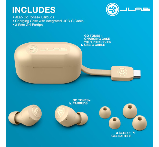 Бездротові Bluetooth навушники JLab Go Air Pop (my-9130)