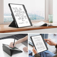 Чохол-підставка із високоякісної шкіри з трьома згинами MoKo для Kindle Scribe 10,2-дюйма (випуск 2024/2022) чорний (my-12151)