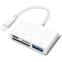 Устройство чтения SD-карт SUNTRSI для iPhone, USB-адаптер камеры 4 в 1 (my-4203)