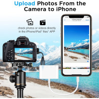 Пристрій для читання SD-карт SUNTRSI для iPhone, USB-адаптер камери 4 в 1 (my-4203)