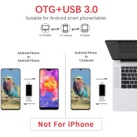 Флеш-накопитель Vansuny 64 ГБ 2 в 1 OTG USB 3.0 + USB C черный (my-15116)