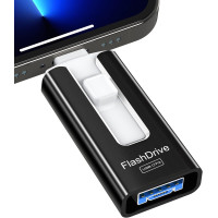 USB-флеш-накопитель Sunany 256 ГБ 4-в-1 для телефона, IOS, Android, ПК (my-12098)