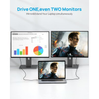 Кабель Type C - 4K HDMI для передачи видеосигналов с хост-устройств на дисплеи Atvoiti 2 м (my-4187)