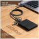 Кабель USB US-SJ547 U62 (USAMS) USB+Type-C для Type-C+Lightning+Micro PD Fast Charging & Data Cable (USAMS) 1.2м зеленый (my-0128)
