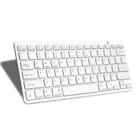 Компактная белая беспроводная клавиатура X5 ART-3710 с Bluetooth подключением (my-2080)