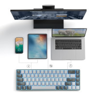 Портативная механическая игровая клавиатура со светодиодной подсветкой MageGee MK-Box plus  (my-7055)