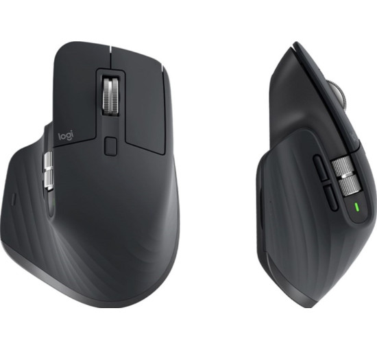 Высокопроизводительная беспроводная мышь Logitech MX Master 3S Графит (910-006559) (my-9176) Б/у