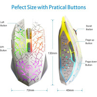 Беспроводная мышь Uiosmuph K6 с USB-приемником (my-3065)