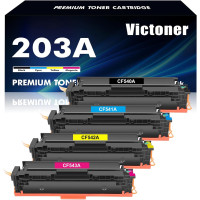 Тонер-картриджи 203A 203X MFP M281fdw: для HP 203A 203X Color Laserjet Pro MFP M281fdw M281fdn M254dw M281cdw M280nw M254nw M254dn M281 M254 CF540A 541A CF542A CF543A (my-17028)