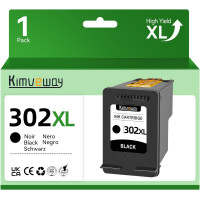 Картридж чернильный Kimveway для HP 302 XL HP 302 Черный (my-0101)