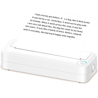 Термопринтер Bewinner формату A4, бездротовий безчорнильний Bluetooth міні-принтер (my-0191)