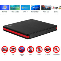 Внешний CD-привод Rioddas BT669 USB 3.0 пишущий для ноутбуков (my-17145)