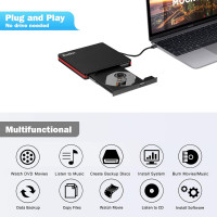 Внешний CD-привод Rioddas BT669 USB 3.0 пишущий для ноутбуков (my-17145)