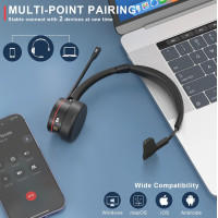 Бездротова гарнітура MAIRDI з мікрофоном для ПК M890BT04R (my-3015)