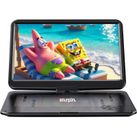 Портативний DVD-плеєр SUNPIN 179 дюйми з великим поворотним HD-екраном 156 дюйми акумулятором на 6 годин роботи (my-17263)