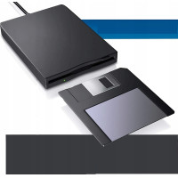 Зовнішній портативний флоппі-дисковод FDD 3.5" 1.44 МБ, USB (my-15191)