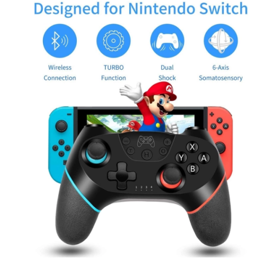 Бездротовий геймпад RegeMoudal Wireless Switch Pro Controller для Nintendo Switch (my-0125)