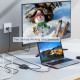 Гігабітний Ethernet-спліттер 1 на 2 - мережний розгалужувач з USB-кабелем живлення LIEZHUA чорний (my-17171)