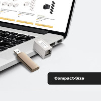 Экранированный соединитель VCELINK RJ45 Cat6A, разъем Ethernet «мама-мама» для кабеля локальной сети Cat6A/Cat6/Cat5e/Cat5, сетевой удлинитель (my-15060)