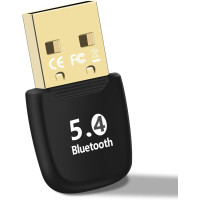 Bluetooth 5.4 USB-адаптер Flintronic, ключ для ПК, беспроводной передатчик-ключ для Windows 7/8.1/10/11, режимы EDR и BLE, Plug & Play (my-15294)