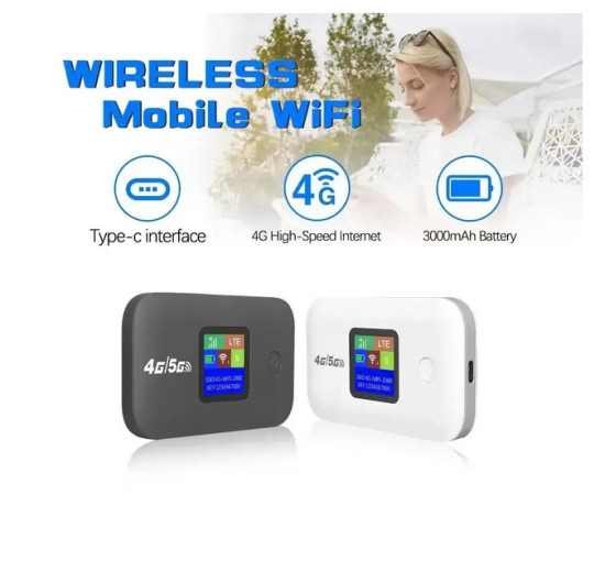 Мобільний роутер Wireless 5G LTE A8-E 150 Мбіт/с білий (my-18134)