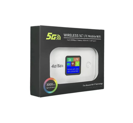 Мобільний роутер Wireless 5G LTE A8-E 150 Мбіт/с білий (my-18134)