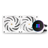 Водяное охлаждение для процессора Thermalright Frozen Magic 240 Scenic V2 White Cooling Row, 2 вентилятора с ШИМ размером 120 мм, подходит для AMD/AM4, Intel LGA1700/1150/1151/1200/2066 (my-2023)