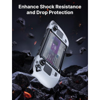 Силиконовый защитный чехол JSAUX, совместимый с Steam Deck, Steam Deck GripSkin, GripArmor Silicone Sleeve Set (один левый и один правый) GP0016 серый (my-15015)
