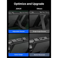 Чехол-подставка JSAUX совместимый с Steam Deck/OLED, PC0105 черный (my-15008)