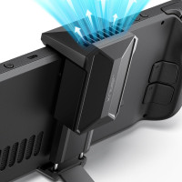 Вентилятор охлаждения JSAUX для Steam Deck, инновационный кулер с подставкой, совместимый с Steam Deck OLED-GP0201 черный (my-15007)