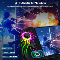 Контролер HELLCOOL Pro для Switch/OLED цілісний джойстик-джойстик з ефектом Холла контролер для портативної консолі з турборежимом (my-17215)